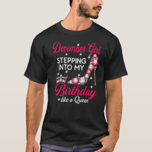 Camiseta Dezembro Garota entrando em meus saltos altos