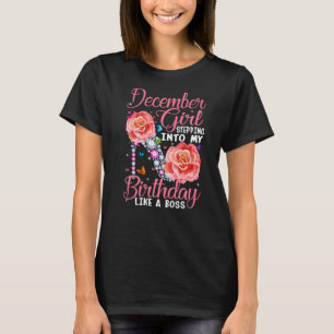 Camiseta Dezembro Garota entrando no meu aniversário como u