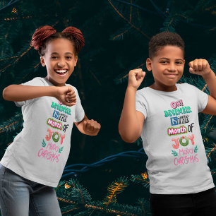Camiseta Dezembro mês de alegria doce natal