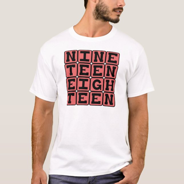Camiseta Dezenove Dezoito, Ano 1918 (Frente)