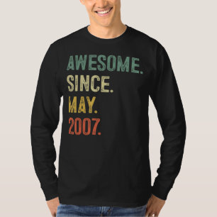 Camiseta Dezesseis Anos De Idade É Espetacular Desde Maio D