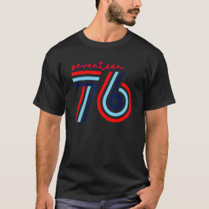 Camiseta Dezessete 76 Patriótica América 4 De Julho Indepen