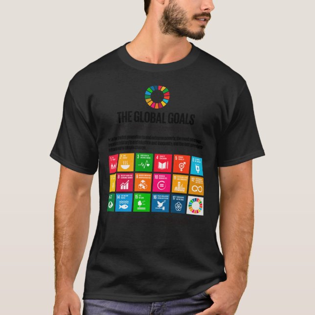 Camiseta DG das Nações Unidas Objetivos de Desenvolvimento  (Frente)