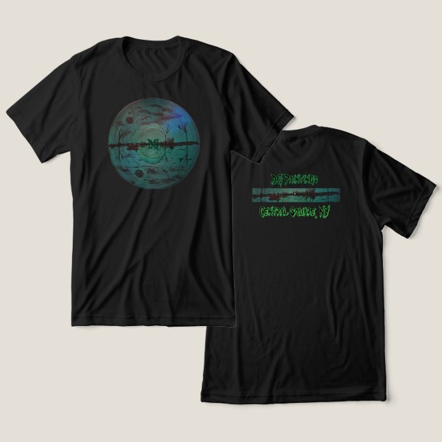 Camiseta DG Paintings Passeio de Canoa ao Luar (Design Frente e Verso)