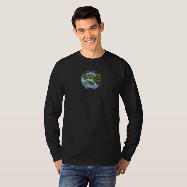 Camiseta DG Paintings Rising Moon River (Frente Completa)
