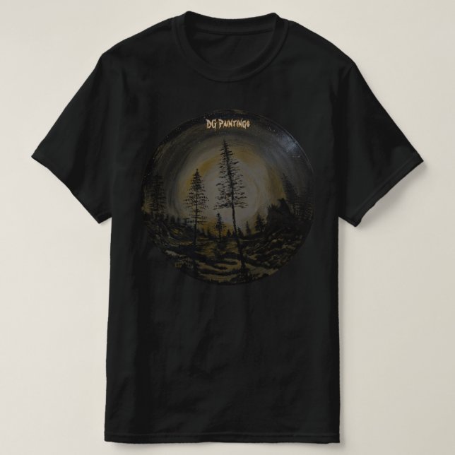 Camiseta DG Paintings Vale da Lua do Lobo (Frente do Design)