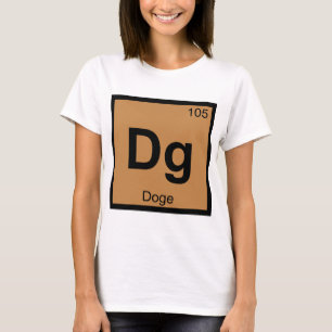Camiseta Dg - Símbolo da Tabela Periódica de Química do Mem