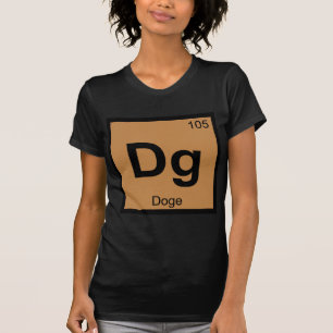 Camiseta Dg - Símbolo da Tabela Periódica de Química do Mem