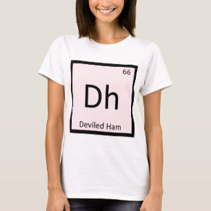 Camiseta Dh - Símbolo de Mesa Periódico da Química do Ha