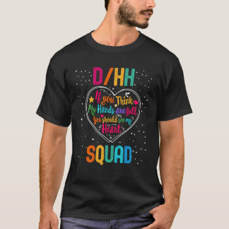 Camiseta DHH Squad Appreciation Week Back to School Heart