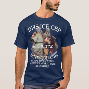 CAMISETA DHS CBP RFK CDC COVID GRIPE VACINA MORTE ICE CBP
