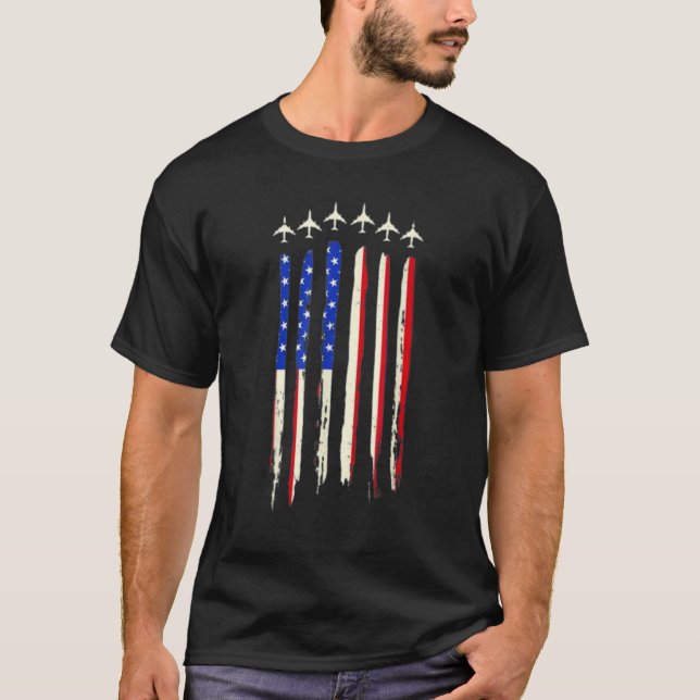 Camiseta Dia 4 De Julho Da Celebração Da Independência (Frente)