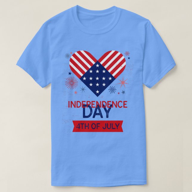 Camiseta Dia 4 de julho da independência (9) (Frente do Design)