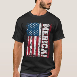 Camiseta Dia 4 de julho Dia da Independência Bandeira Ameri