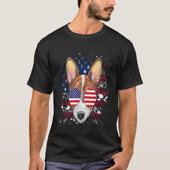 Camiseta Dia 4 de julho Dia da Independência Homens Quarto  (Frente)