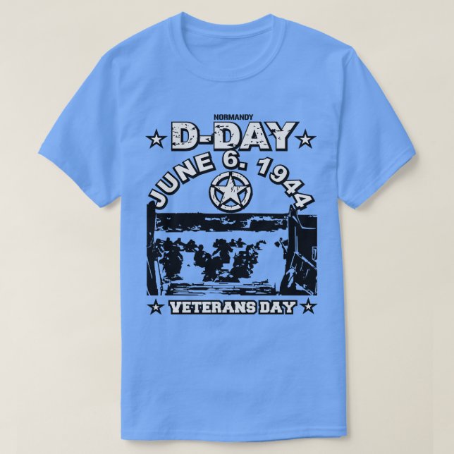Camiseta Dia 6 de junho de 1944 Normandia (Frente do Design)