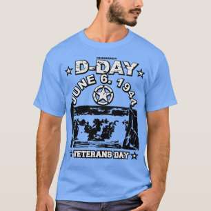 Camiseta Dia 6 de junho de 1944 Normandia