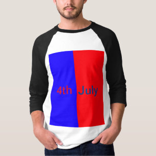 Camiseta Dia americano vermelho preto 4 de julho adicionar