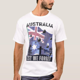 Camiseta Dia ANZAC, Para Não Esquecermos. AUSTRÁLIA