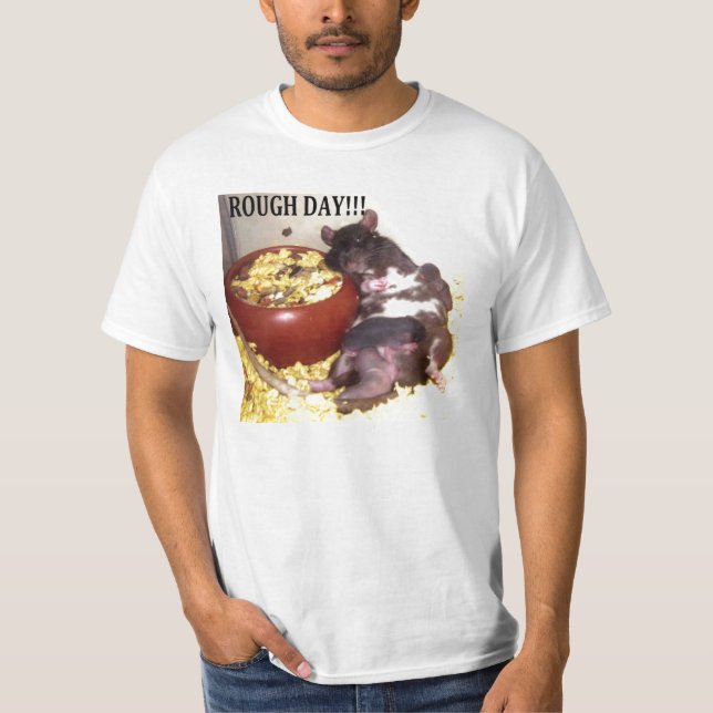 CAMISETA DIA ÁSPERO DO RATO DA MAMÃ!!!!! (Frente)