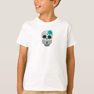 Camiseta Dia bonito da cerceta da coruja inoperante do