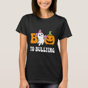 Camiseta Dia Boo à Consciência Fantasma Pumpkin Laranja