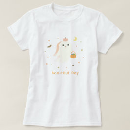 Camiseta Dia Boo-tiful Fantasma Fofo