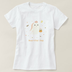 Camiseta Dia Boo-tiful Fantasma Fofo