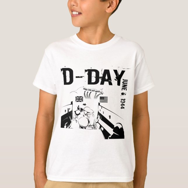 Camiseta DIA-D 6 de junho de 1944 (Frente)