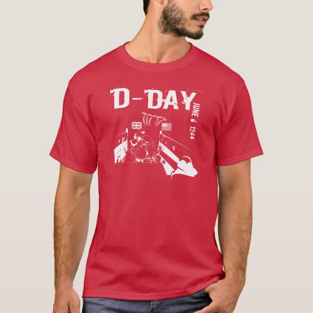 Camiseta DIA D 6 de junho de 1944 (Frente)