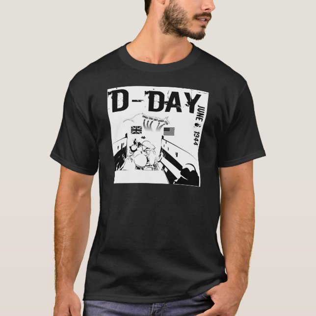 Camiseta DIA D 6 de junho de 1944 (Frente)