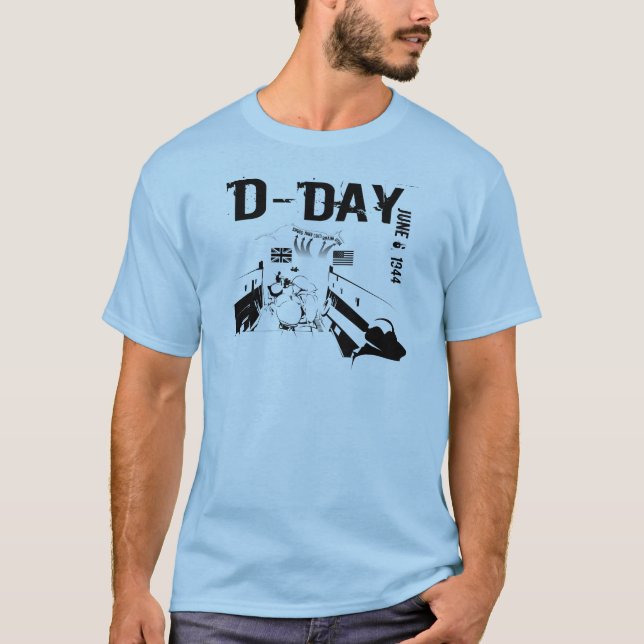 Camiseta DIA-D 6 de junho de 1944 (Frente)