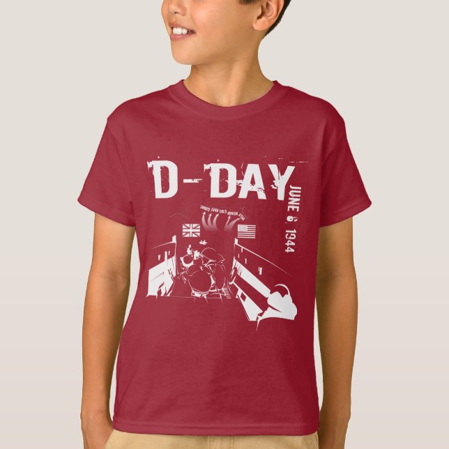 Camiseta DIA-D 6 de junho de 1944 (Frente)