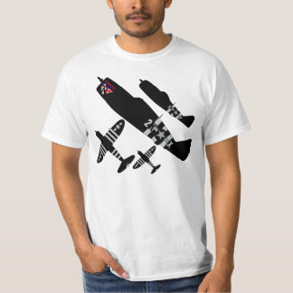 Camiseta Dia D do raio de Warkites P-47