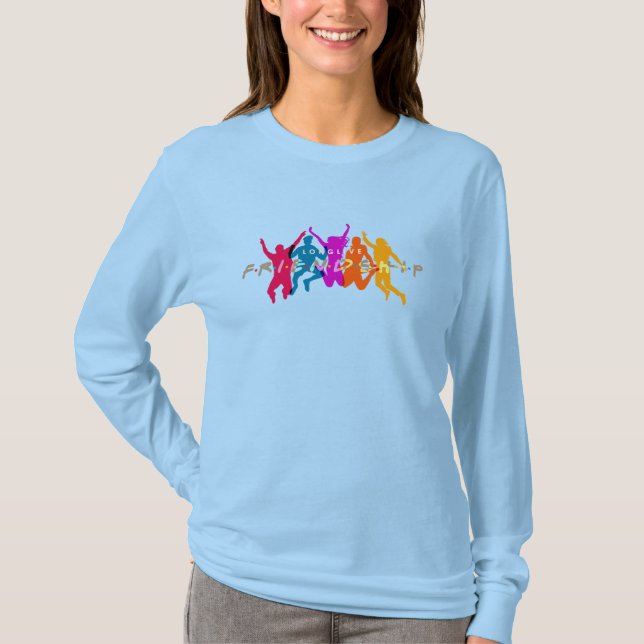 Camiseta Dia da Amizade | Capa longa feminina (Frente)