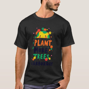 Camiseta Dia da Árvore Árvore Fofa Plante Mais Árvores