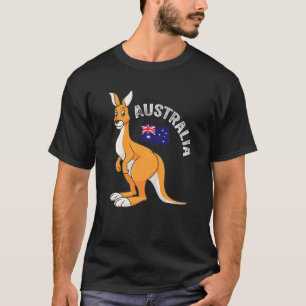 Camiseta Dia da Austrália Canguru Australiano Vintage 1