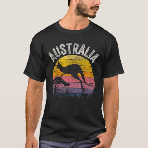 Camiseta Dia da Austrália Engraçado australiano Kangaroo Vi