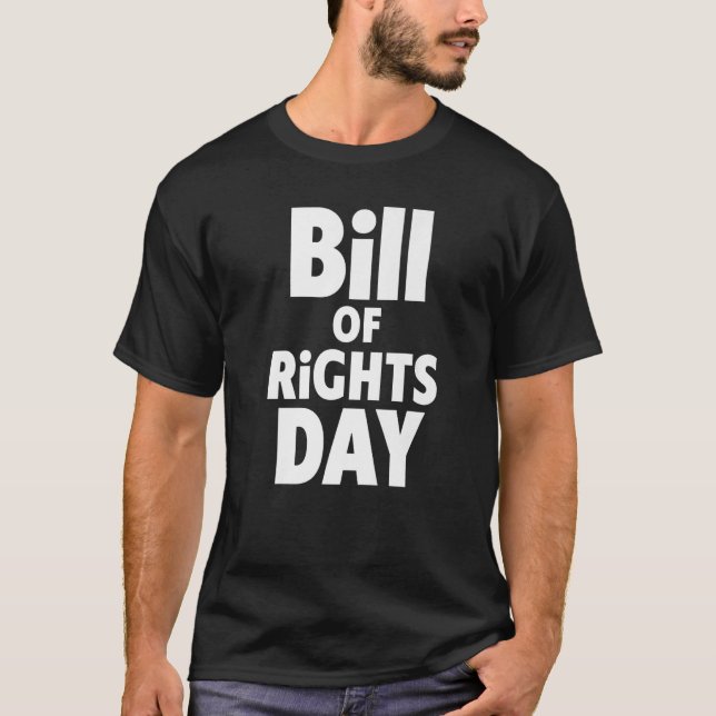 Camiseta Dia da Carta de Direitos (Frente)