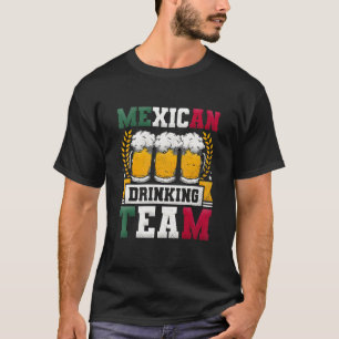 Camiseta Dia da Cerveja da Equipe de Bebendos Mexicana