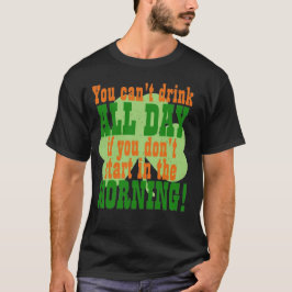 Camiseta Dia da Cerveja Verde Humor de Bebedeira