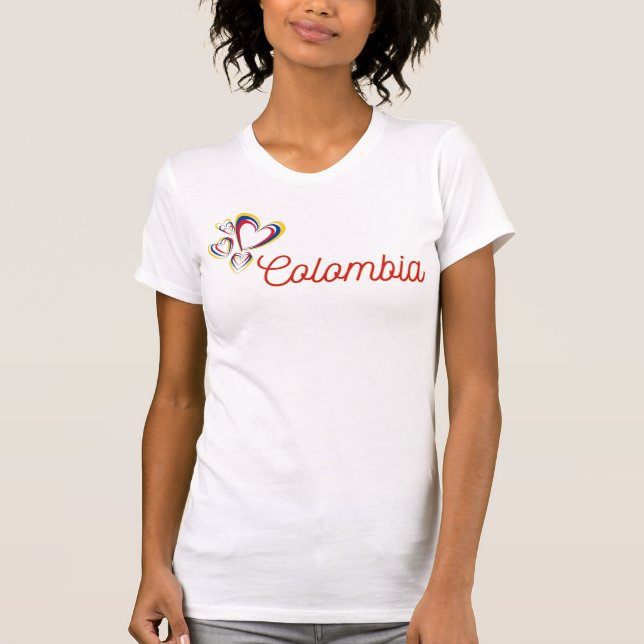 Camiseta Dia da Colômbia, Copa América 2024 (Frente)