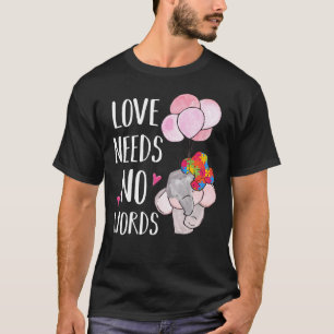 Camiseta Dia da Consciência do Autismo Elefante Quebra-cabe