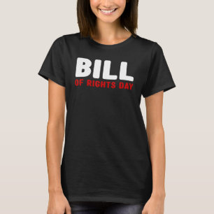 Camiseta Dia da Declaração dos Direitos Dia da Declaração