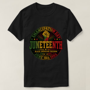 Camiseta Dia da Emancipação de Juneteenth 1865