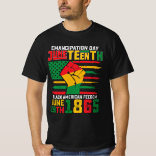 Camiseta Dia da Emancipação Juneteenth Liberdade Negra Amer