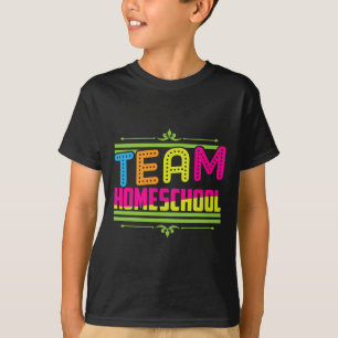 Camiseta Dia da Equipe Escolar Professor de Ensino em Casa