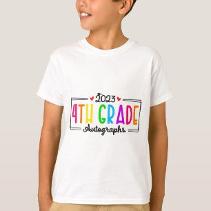 Camiseta Dia da Escola 2023 Autografo 4.º Graduação