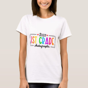 Camiseta Dia Da Escola 2023, Graduação Da Classe Autografo 
