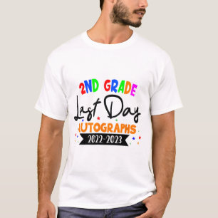 Camiseta Dia Da Escola 2023 Graduação Do Grau De segundo Au